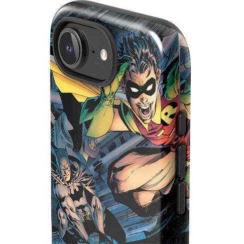 DC Comics Batman All Star Batman & Robin, The Boy Wonder ( Batman & Robin in Action) By Jim Lee iPhone 16e Impact Case