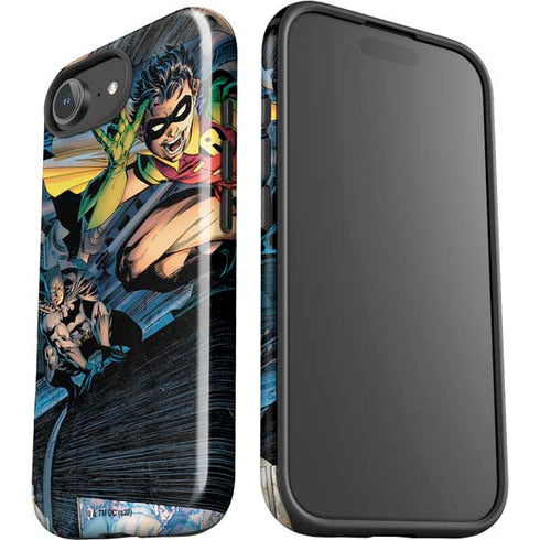 DC Comics Batman All Star Batman & Robin, The Boy Wonder ( Batman & Robin in Action) By Jim Lee iPhone 16e Impact Case