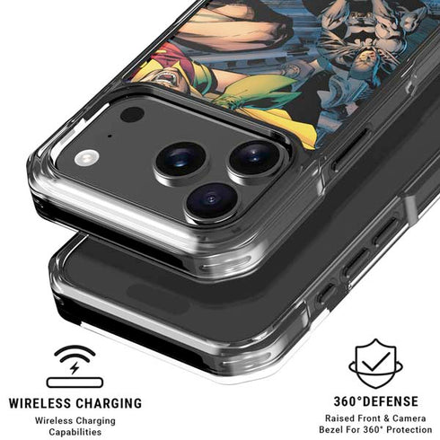 DC Comics Batman All Star Batman & Robin, The Boy Wonder ( Batman & Robin in Action) By Jim Lee iPhone 18 Pro Clear Case