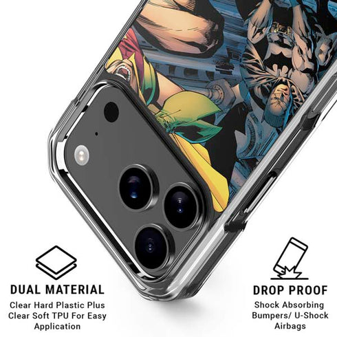 DC Comics Batman All Star Batman & Robin, The Boy Wonder ( Batman & Robin in Action) By Jim Lee iPhone 18 Pro Clear Case