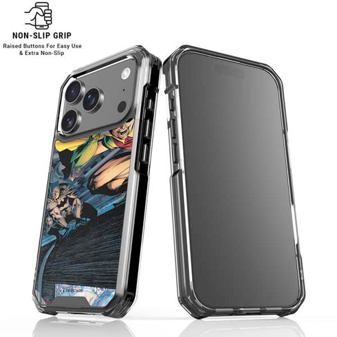 DC Comics Batman All Star Batman & Robin, The Boy Wonder ( Batman & Robin in Action) By Jim Lee iPhone 18 Pro Clear Case