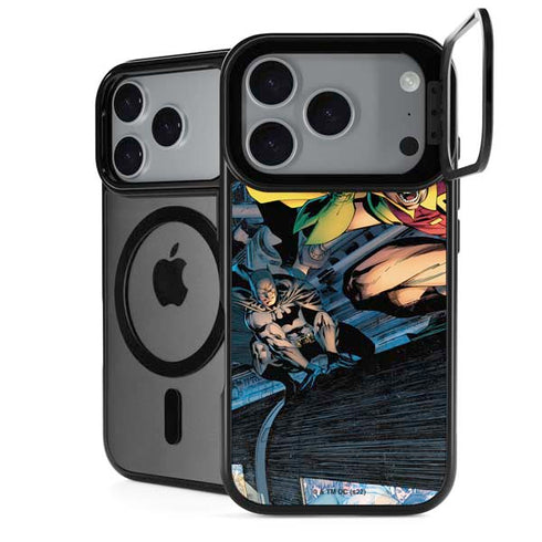DC Comics Batman All Star Batman & Robin, The Boy Wonder ( Batman & Robin in Action) By Jim Lee iPhone 18 Pro Kickstand Case