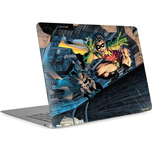 DC Comics Batman All Star Batman & Robin, The Boy Wonder ( Batman & Robin in Action) By Jim Lee Apple MacBook Air Skin