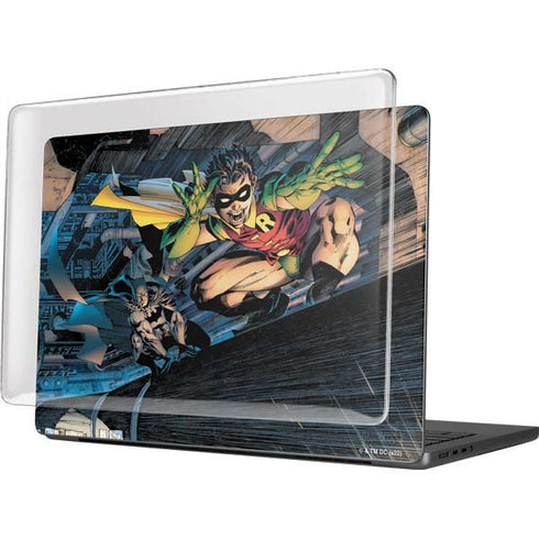 DC Comics Batman All Star Batman & Robin, The Boy Wonder ( Batman & Robin in Action) By Jim Lee MacBook Pro 14in (2021-24) Case plus Skin