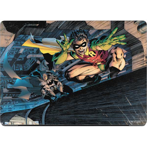 DC Comics Batman All Star Batman & Robin, The Boy Wonder ( Batman & Robin in Action) By Jim Lee Apple MacBook Pro 14-inch Skin