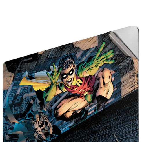 DC Comics Batman All Star Batman & Robin, The Boy Wonder ( Batman & Robin in Action) By Jim Lee Apple MacBook Pro 16-inch Skin