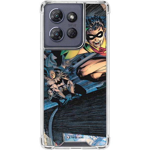 DC Comics Batman All Star Batman & Robin, The Boy Wonder ( Batman & Robin in Action) By Jim Lee Moto G Play 5G (2025) Clear Case