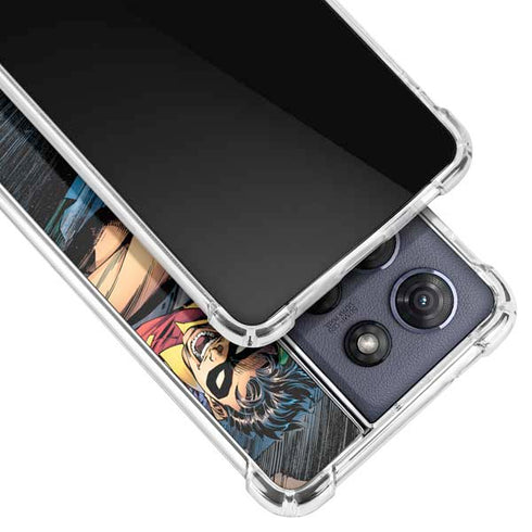 DC Comics Batman All Star Batman & Robin, The Boy Wonder ( Batman & Robin in Action) By Jim Lee Moto G Play 5G (2025) Clear Case