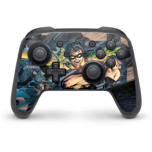 DC Comics Batman All Star Batman & Robin, The Boy Wonder ( Batman & Robin in Action) By Jim Lee Nintendo Skins