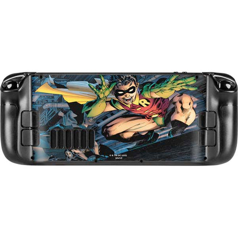 DC Comics Batman All Star Batman & Robin, The Boy Wonder ( Batman & Robin in Action) By Jim Lee Steam Deck Handheld Gaming Computer Skin