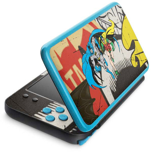 DC Comics Batman and Robin Vintage Action Pose Nintendo Skins
