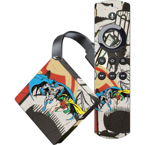 DC Comics Batman and Robin Vintage Action Pose Amazon Fire TV Skin