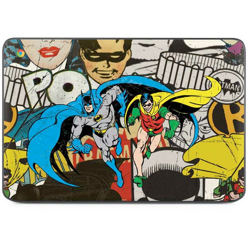 DC Comics Batman and Robin Vintage Action Pose HP Chromebook Skin