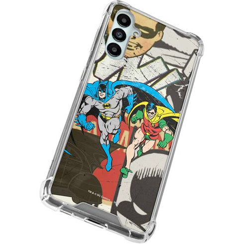 DC Comics Batman and Robin Vintage Action Pose Gabb Phone 4 Clear Case