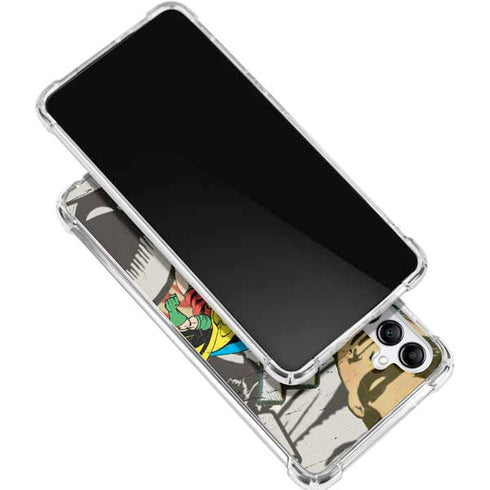 DC Comics Batman and Robin Vintage Action Pose Gabb Phone 4 Clear Case