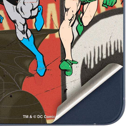 DC Comics Batman and Robin Vintage Action Pose Galaxy A35 5G Skin