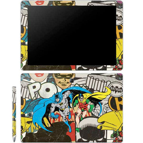 DC Comics Batman and Robin Vintage Action Pose Galaxy Book 12in Skin