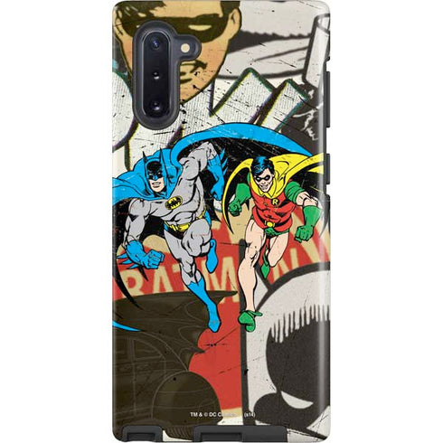 DC Comics Batman and Robin Vintage Action Pose Galaxy Cases