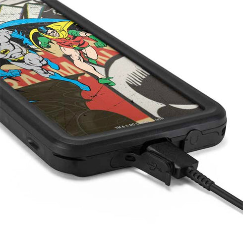 DC Comics Batman and Robin Vintage Action Pose Galaxy S20 Waterproof Case
