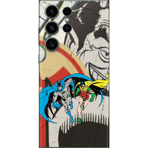 DC Comics Batman and Robin Vintage Action Pose Galaxy Skins