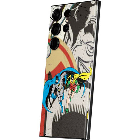 DC Comics Batman and Robin Vintage Action Pose Galaxy Skins