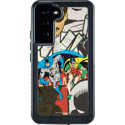 DC Comics Batman and Robin Vintage Action Pose Galaxy S24 Plus Waterproof Case