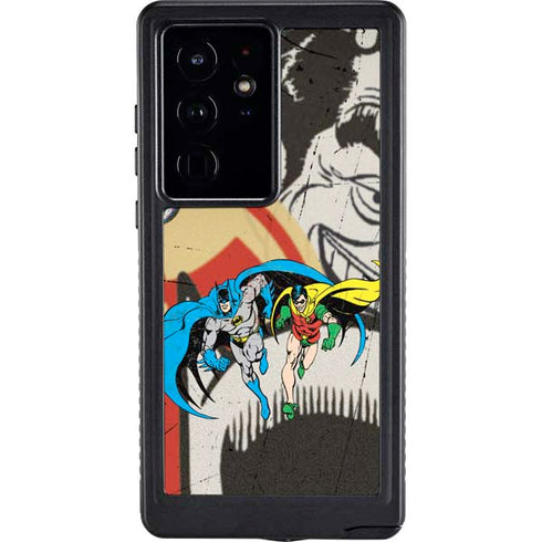 DC Comics Batman and Robin Vintage Action Pose Galaxy S24 Ultra Waterproof Case
