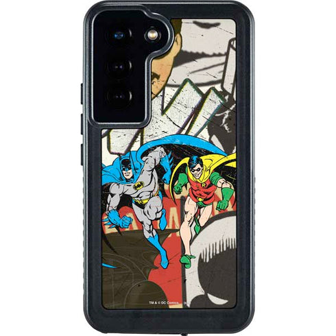DC Comics Batman and Robin Vintage Action Pose Galaxy S24 Waterproof Case