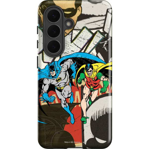 DC Comics Batman and Robin Vintage Action Pose Galaxy S26 Plus Impact Case