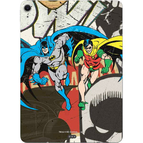 DC Comics Batman and Robin Vintage Action Pose Apple iPad Air Skin
