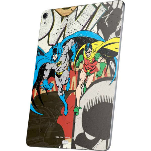 DC Comics Batman and Robin Vintage Action Pose Apple iPad Air Skin