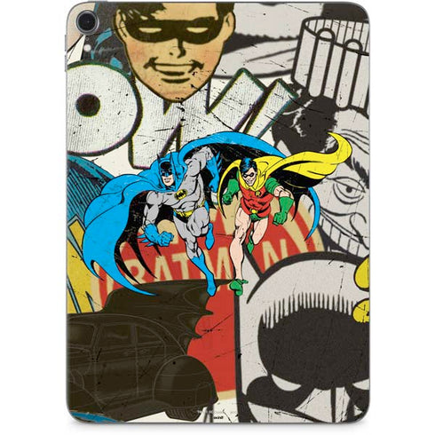 DC Comics Batman and Robin Vintage Action Pose Apple iPad Pro Skin