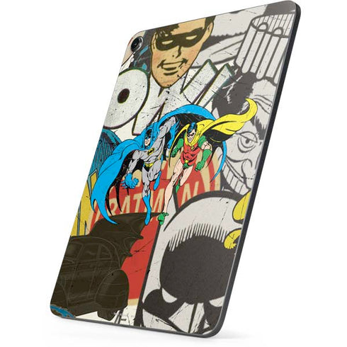 DC Comics Batman and Robin Vintage Action Pose Apple iPad Pro Skin