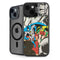 DC Comics Batman and Robin Vintage Action Pose iPhone 13 Kickstand Case