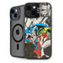 DC Comics Batman and Robin Vintage Action Pose iPhone 13 Kickstand Case
