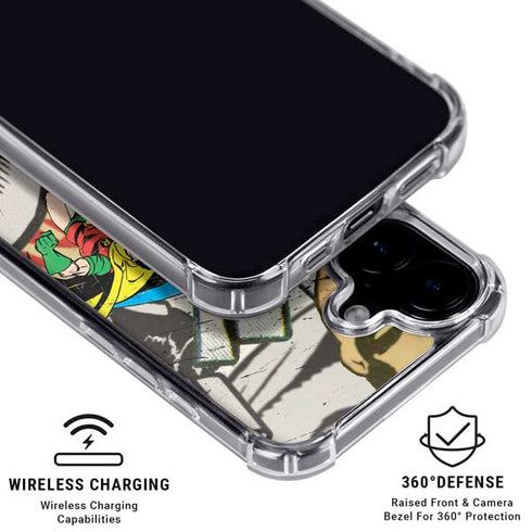 DC Comics Batman and Robin Vintage Action Pose iPhone 16 MagSafe Case