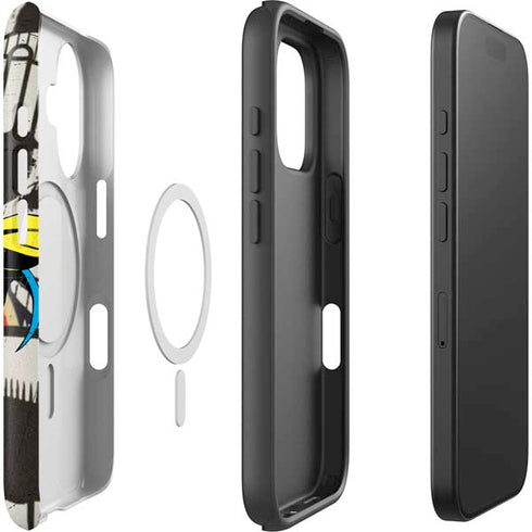 DC Comics Batman and Robin Vintage Action Pose iPhone 16 Plus Magsafe Impact Case