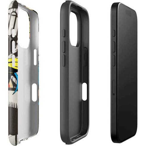 DC Comics Batman and Robin Vintage Action Pose iPhone 16 Pro Impact Case