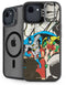 DC Comics Batman and Robin Vintage Action Pose iPhone 16e Kickstand Case