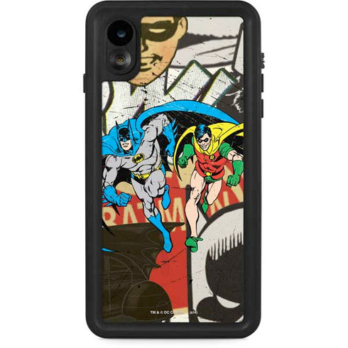 DC Comics Batman and Robin Vintage Action Pose iPhone Cases