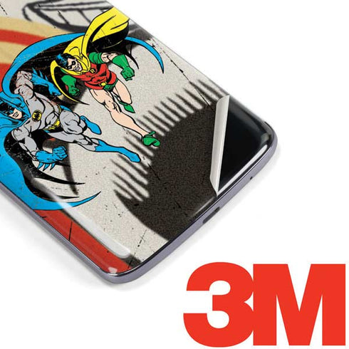 DC Comics Batman and Robin Vintage Action Pose Moto E5 Plus Skin