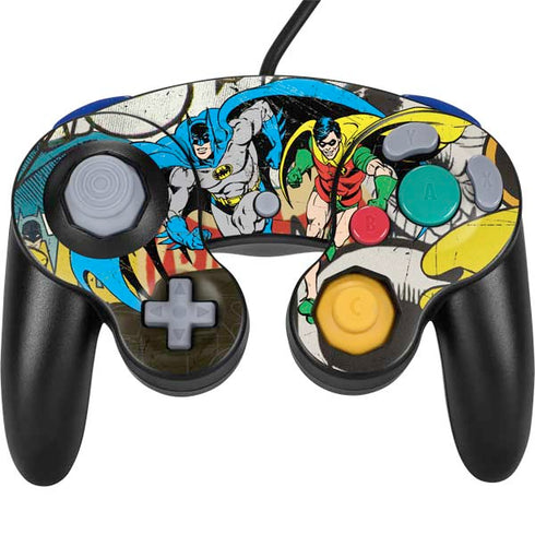 DC Comics Batman and Robin Vintage Action Pose Nintendo Skins