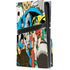 DC Comics Batman and Robin Vintage Action Pose PS5 Pro Disk Console Skin