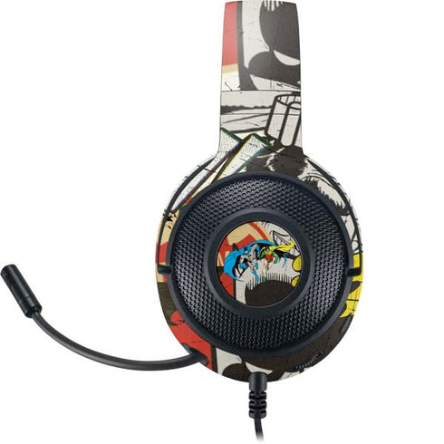 DC Comics Batman and Robin Vintage Action Pose Razer Kraken X Skin