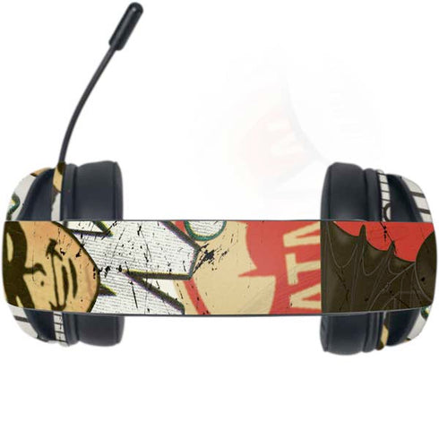 DC Comics Batman and Robin Vintage Action Pose Razer Kraken X Skin