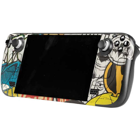 DC Comics Batman and Robin Vintage Action Pose Steam Deck Handheld Gaming Computer Skin
