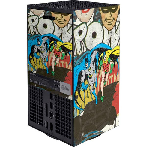 DC Comics Batman and Robin Vintage Action Pose Xbox Series X Bundle Skin