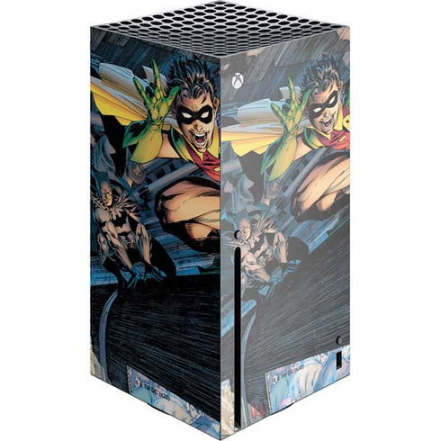 DC Comics Batman All Star Batman & Robin, The Boy Wonder ( Batman & Robin in Action) By Jim Lee Xbox Series X Skins
