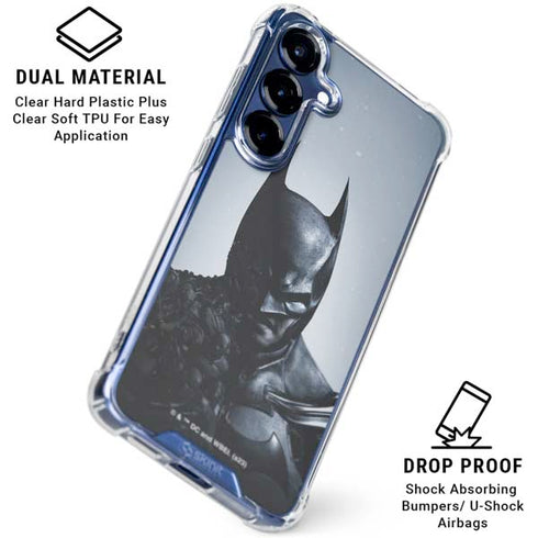 DC Comics Arkham Origins Batman Galaxy S25 Plus Clear Case