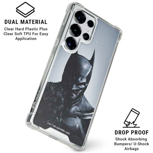 DC Comics Arkham Origins Batman Galaxy S25 Ultra Clear Case
